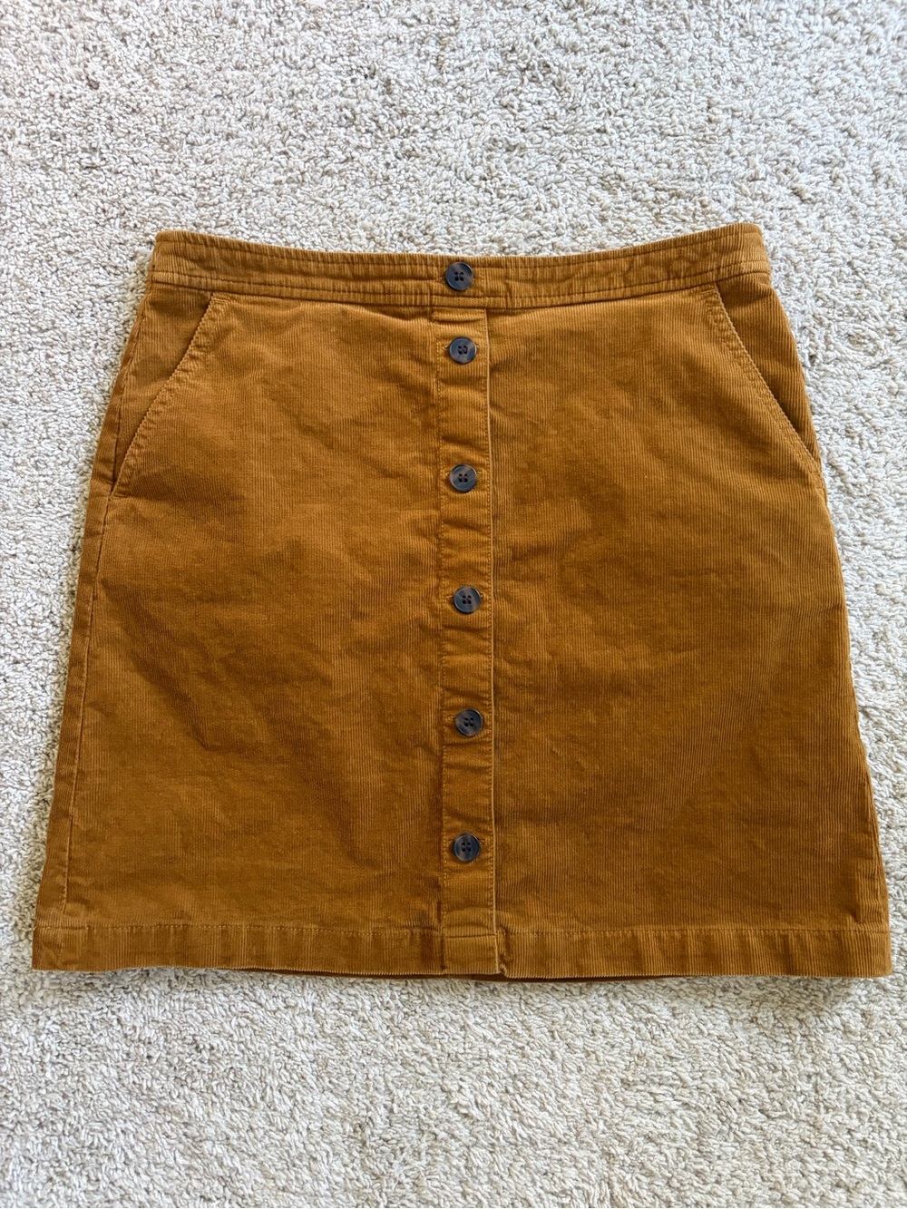J. Crew Corduroy Skirt in Rust Brown 🍂